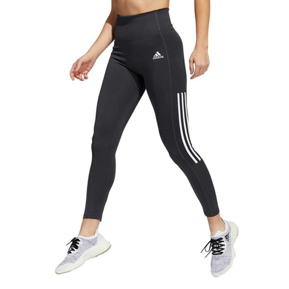Adidas High Rise 7/8 Leggings w/ Pockets - Size L - Picture 1 of 6